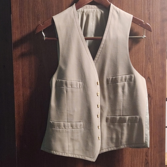 3-piece tan suit - vintage - made in UK - Picture 2 of 16